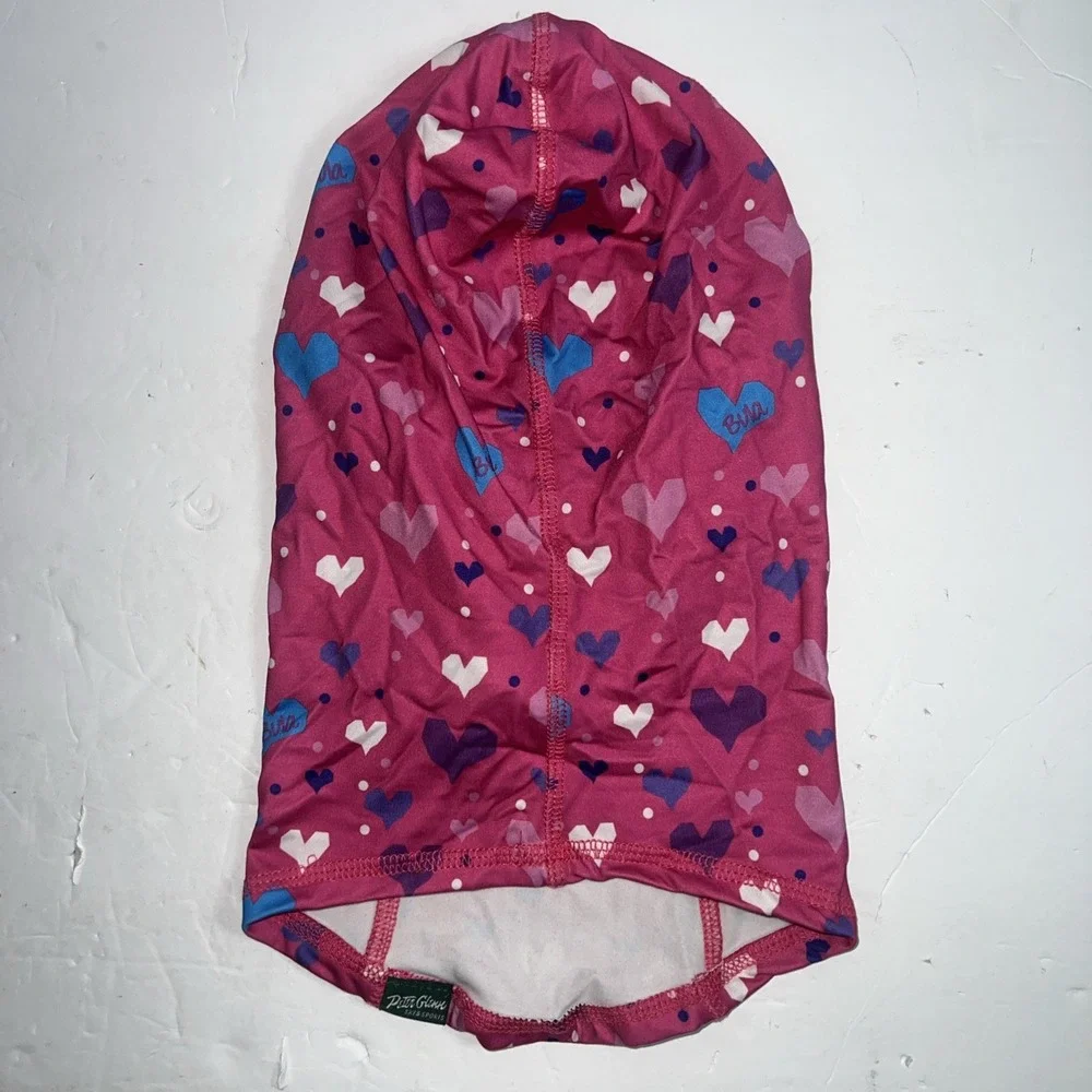 Peter Glenn Bula Heart Printed Head Cover Balaclava Kids Girls